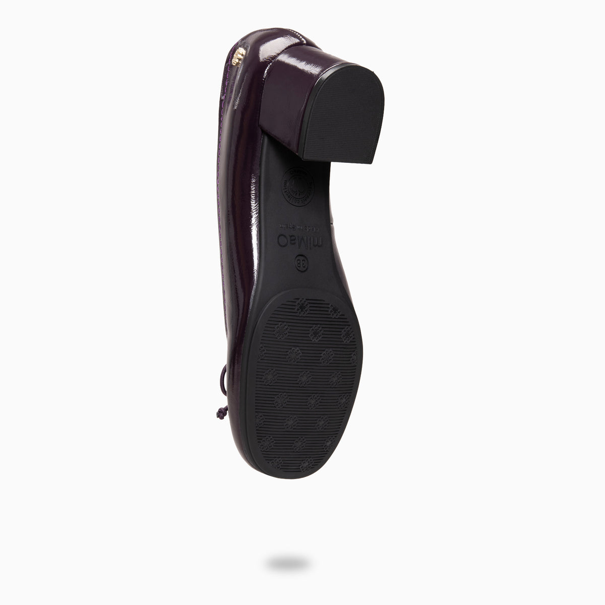 SILVANA - PURPLE Baresoft ballerinas with heel
