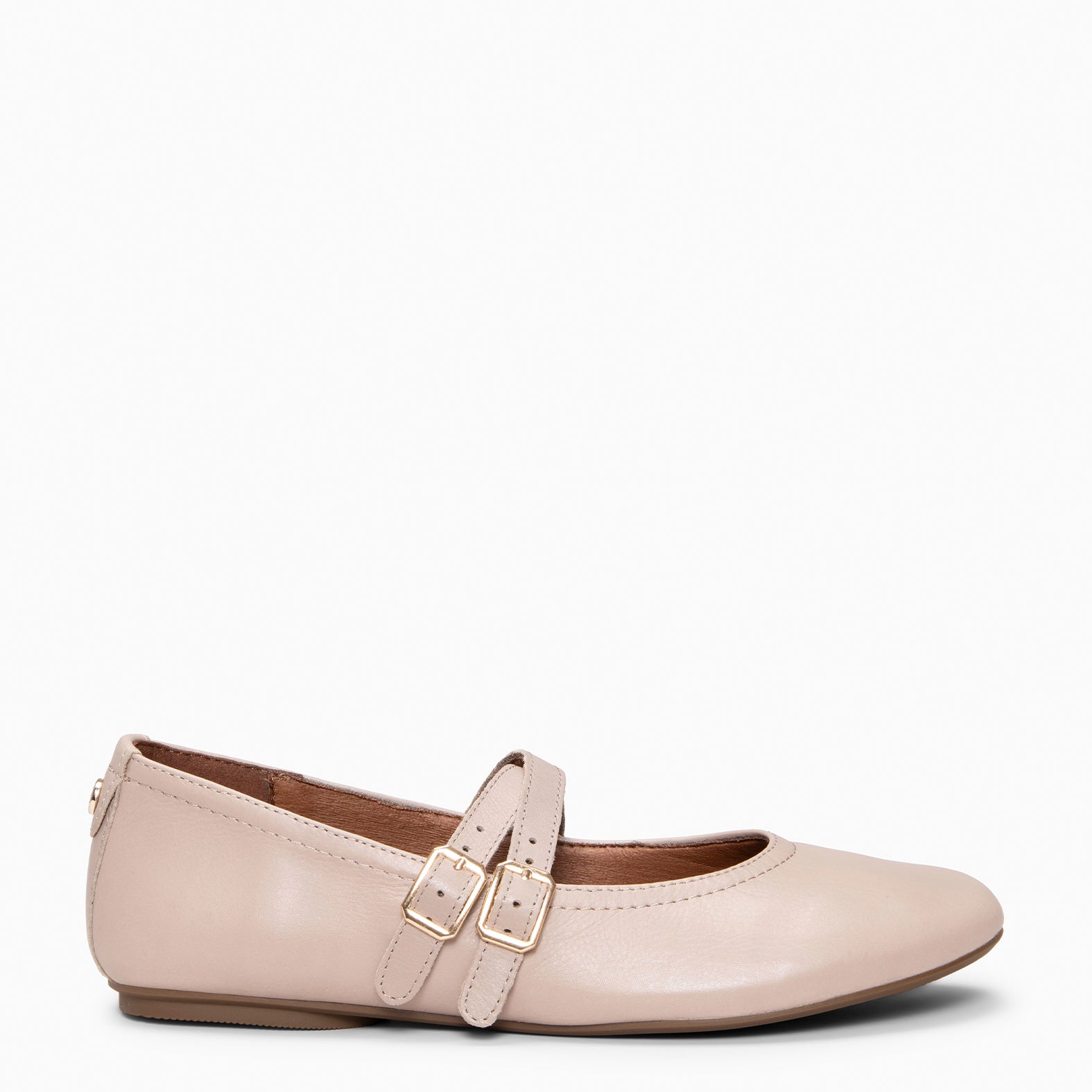 AMAPOLA - BAILARINA PLANA BARESOFT NAPA NUDE