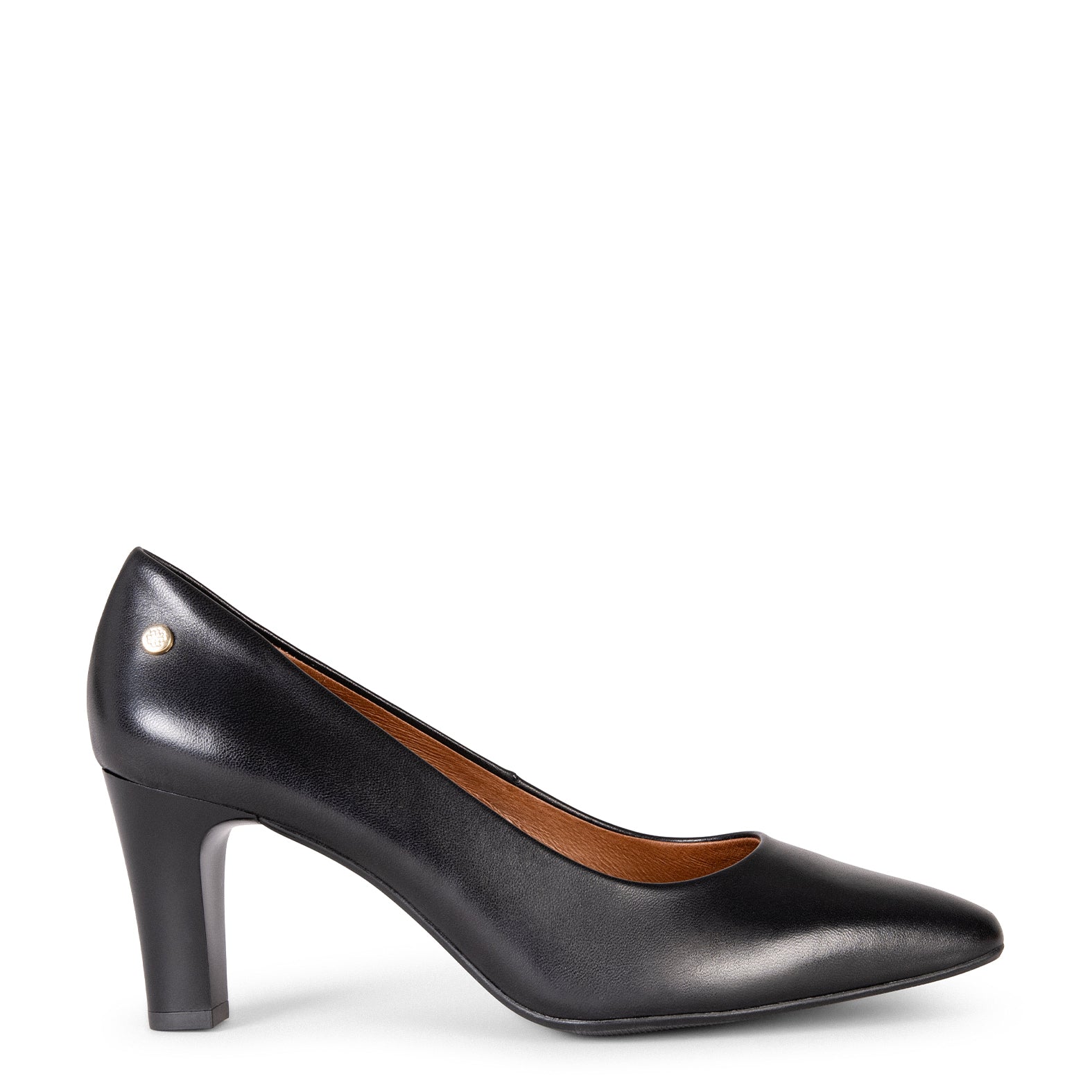 SABELA – BLACK Mid Heel Shoe 