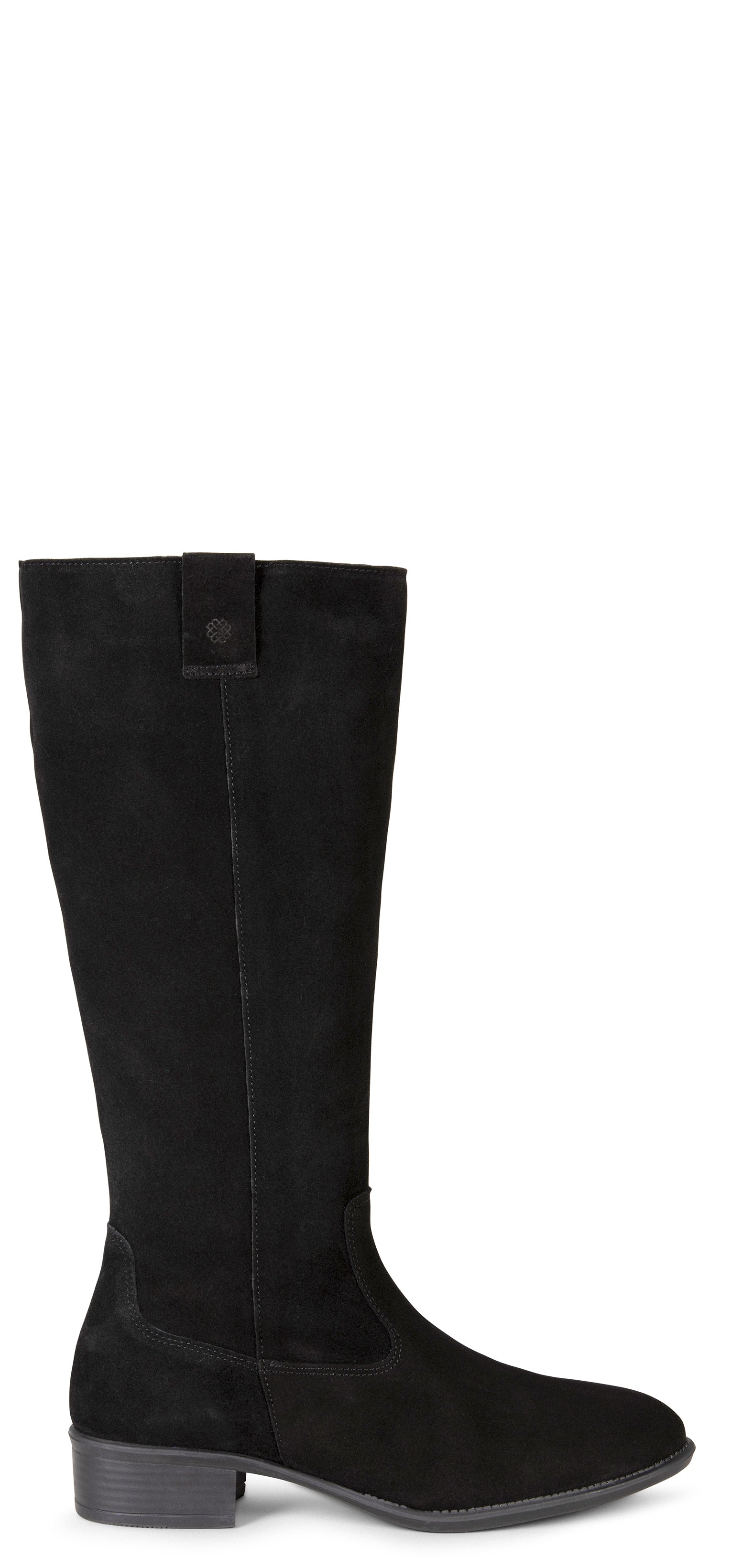 TEXAS – BLACK Low heel boots