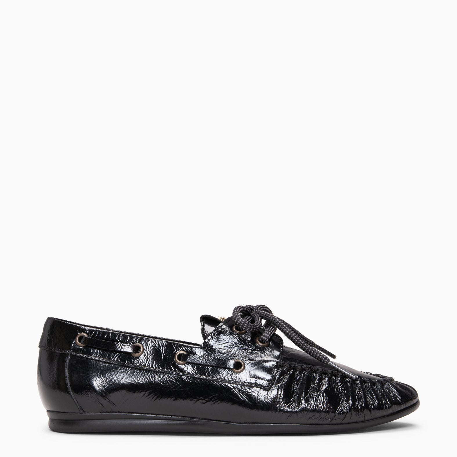 OSAKA - Mocasín con cordones NEGRO