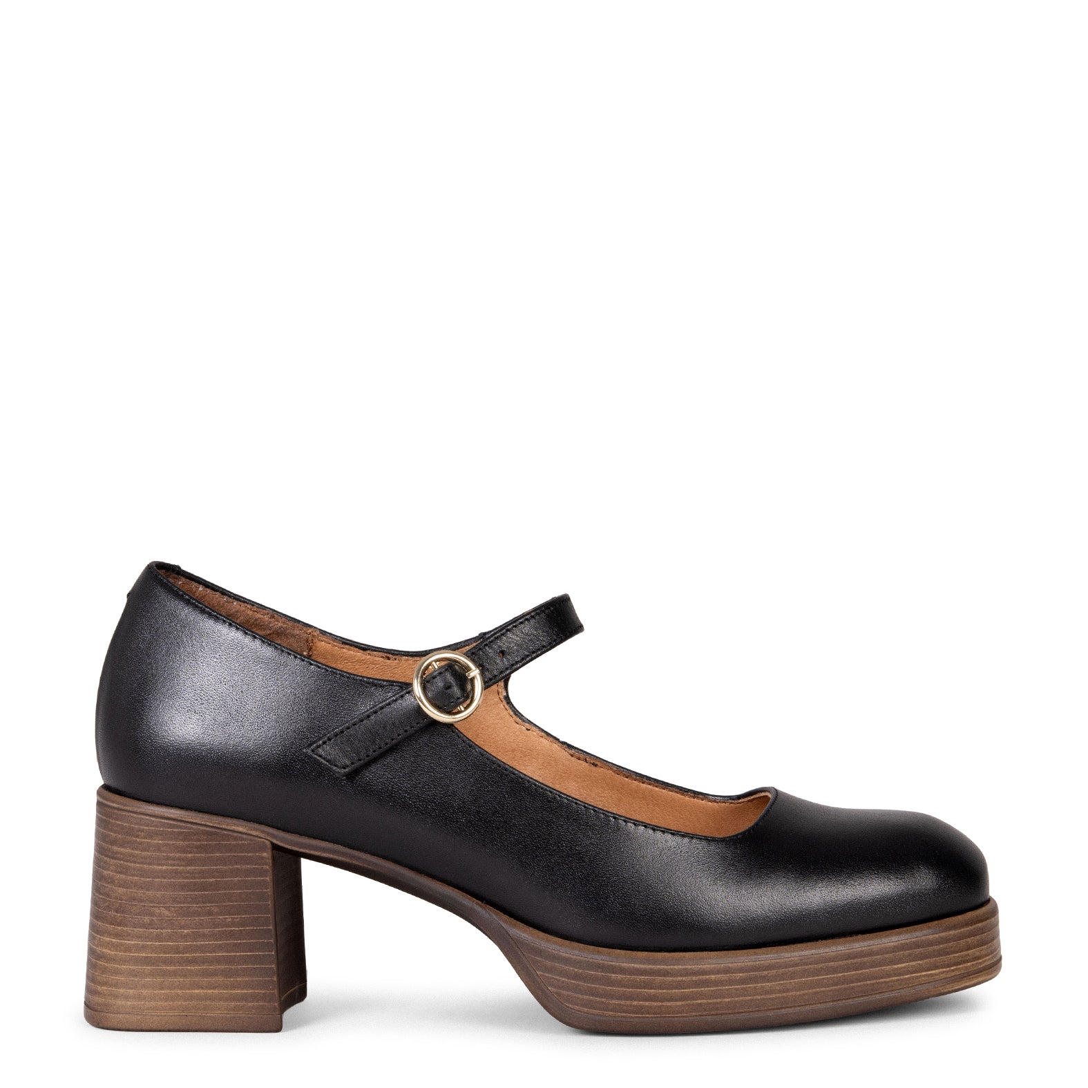 YEPES – BLACK High Heel Mary-Janes