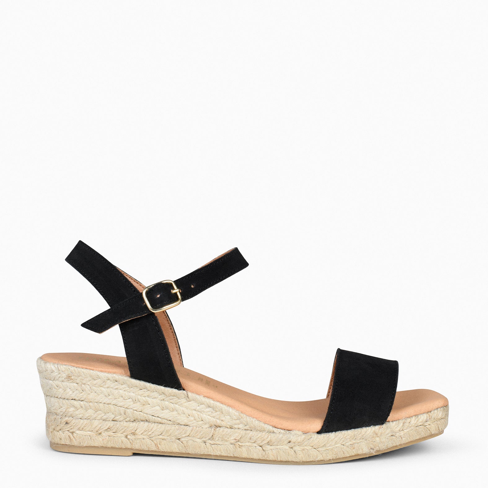 JEREZ - Sandalias de Esparto NEGRO