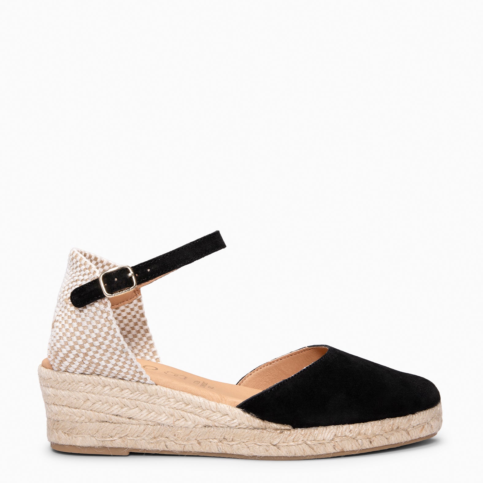 FORNELLS - Cuñas bajas de Esparto NEGRO