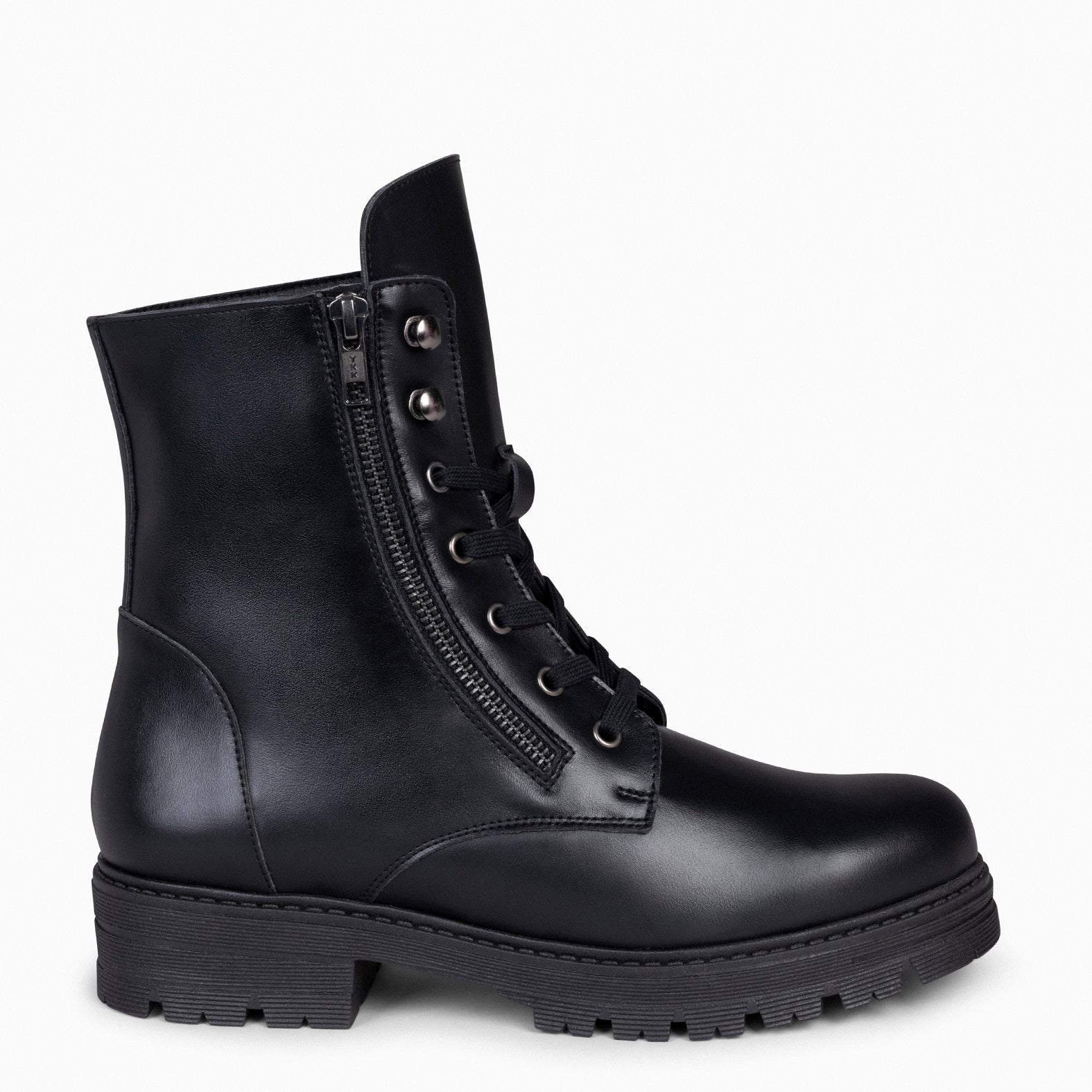 Botas Negras para Mujer de piel c modas miMaO