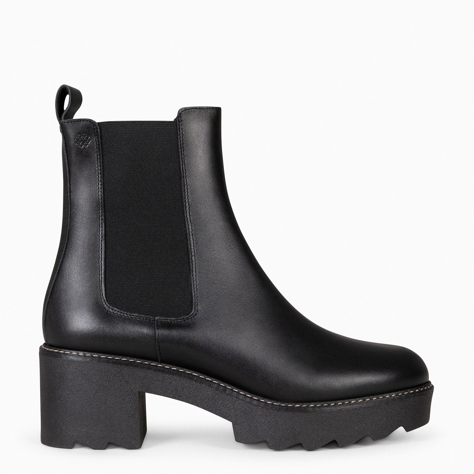 DOLLY – Bottines Chelsea en cuir NOIR