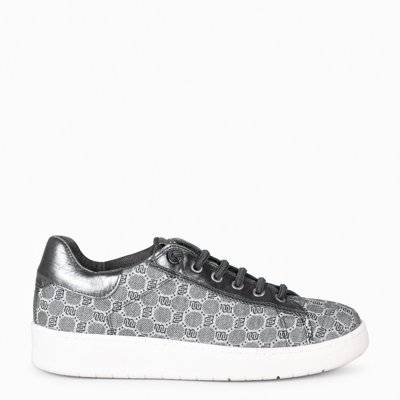 TOULOUSE – LEAD BLACK SNEAKERS WITH ELASTIC LACES