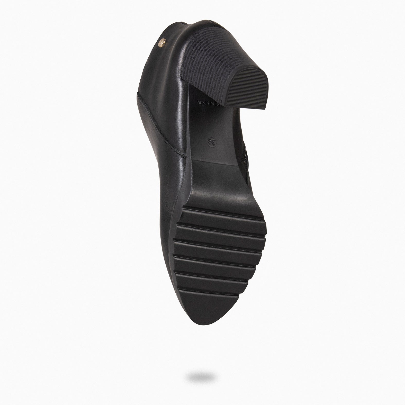 CLASSIC - Botines de mujer con tacón en NEGRO