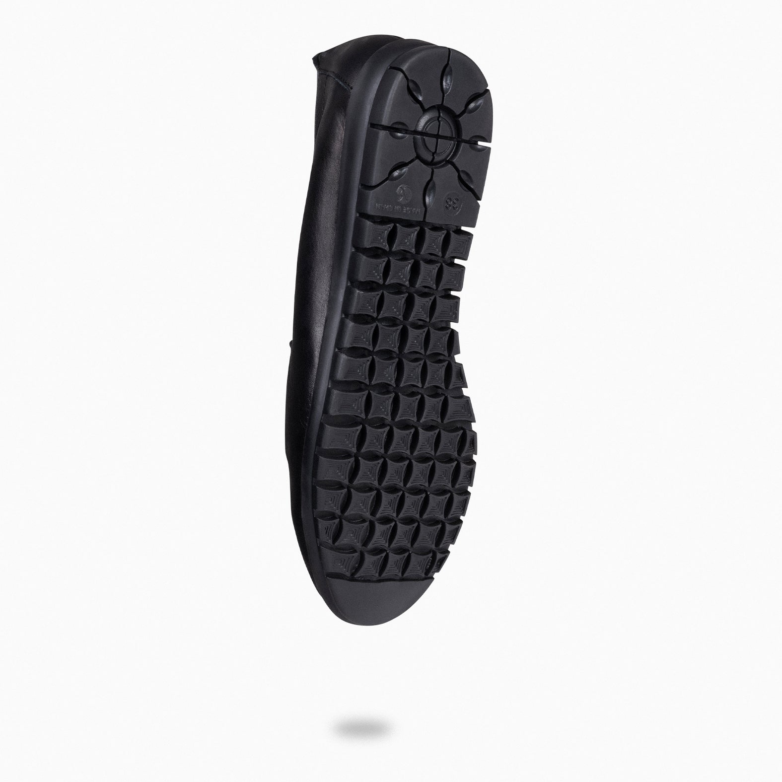 360 – BLACK moccasins with mask