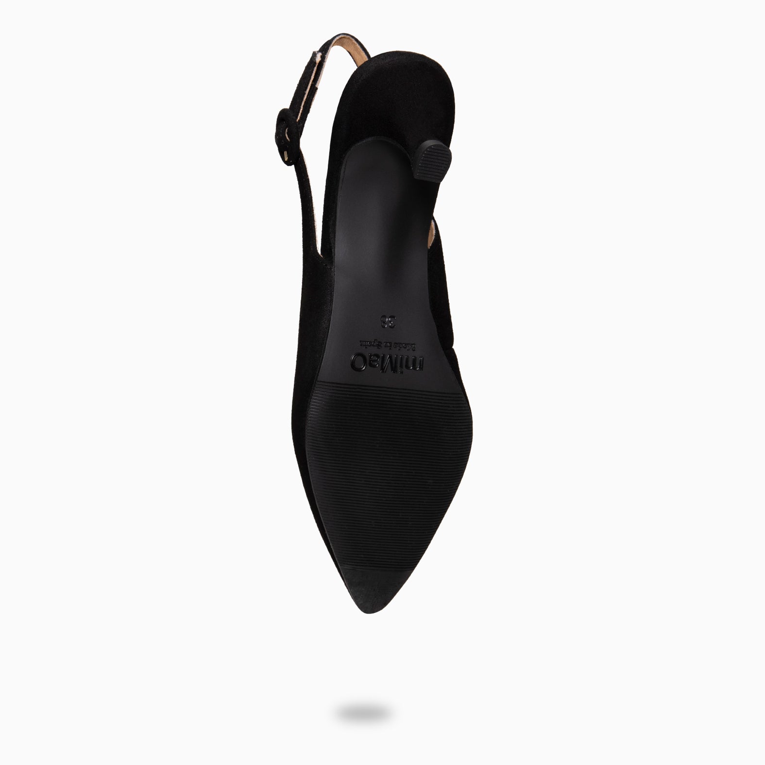 CARMEN – BLACK low heel slingback