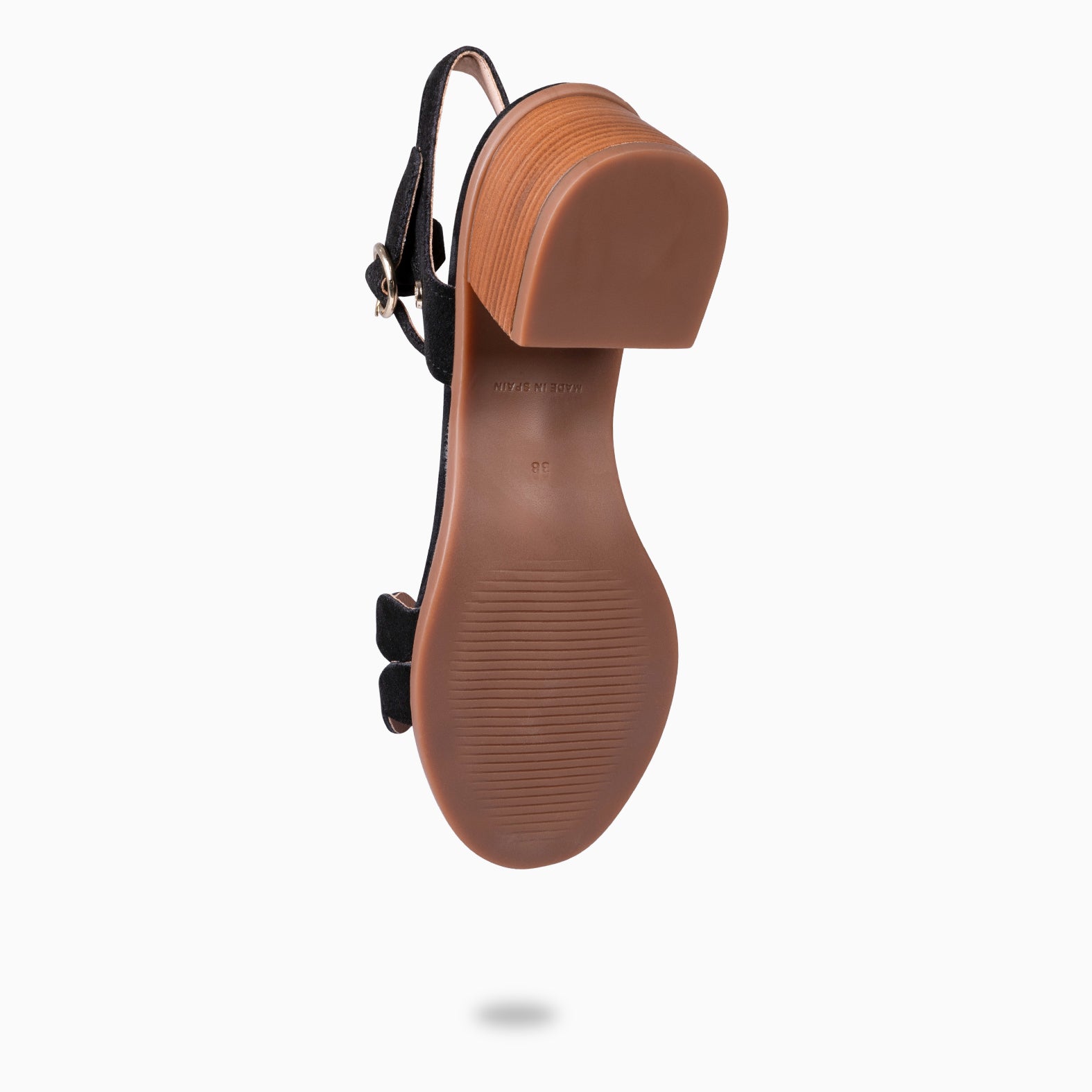 LETY - Sandales à talon ultra confort NOIR