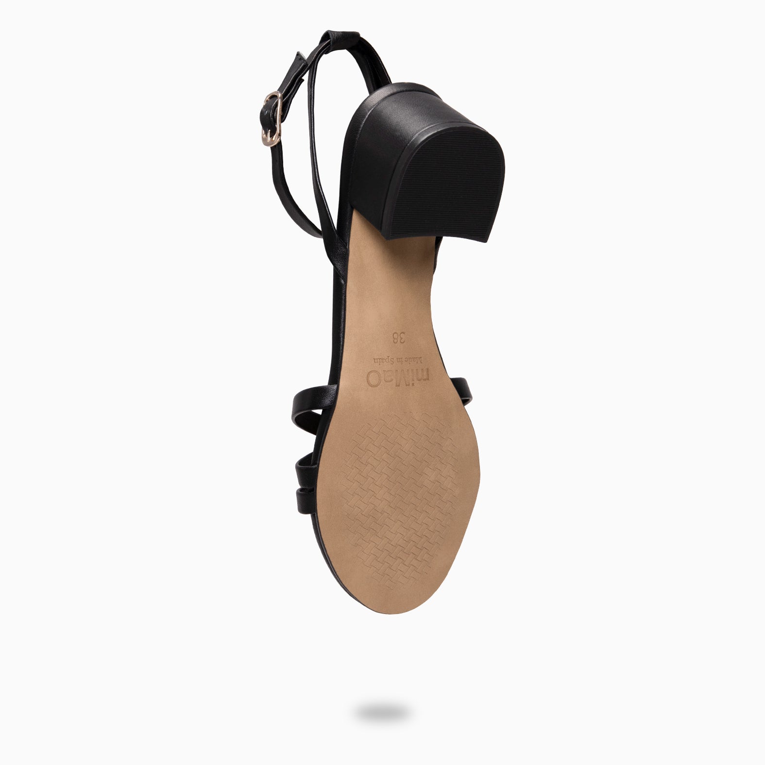 VIENA - BLACK Sandal low heel shoes