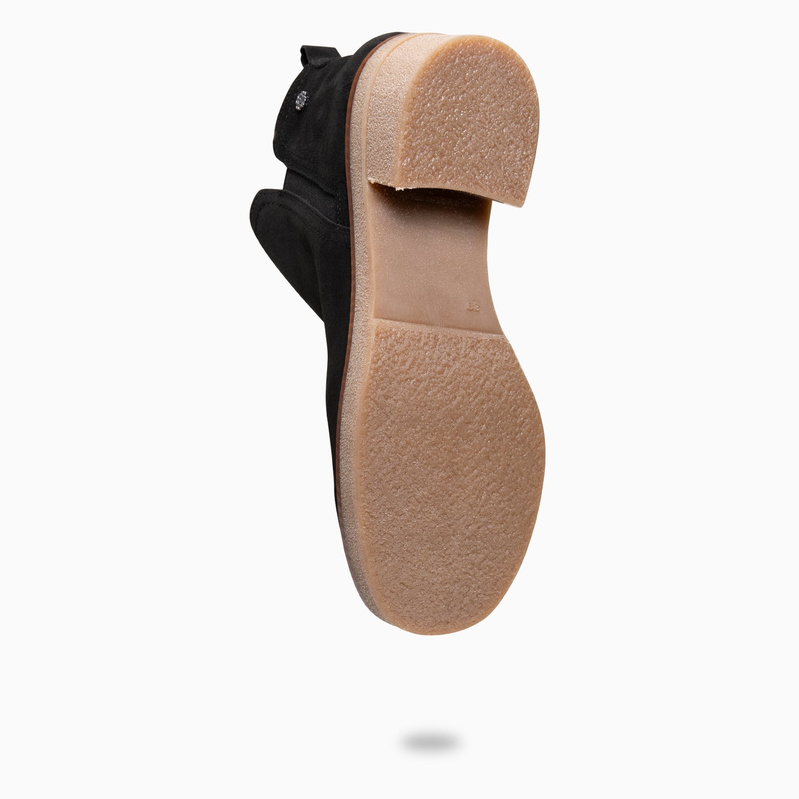 SWING - Botines casual de ante hidrófugo NEGRO