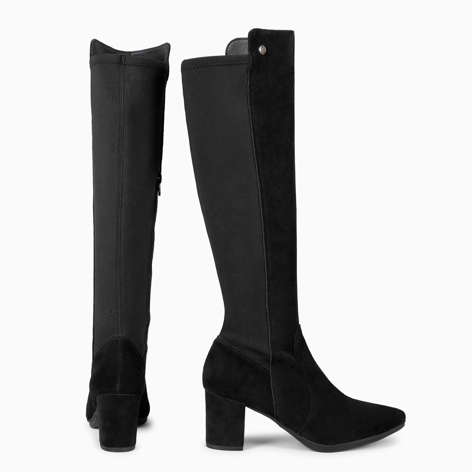 SUNSET – BLACK Heel Boots