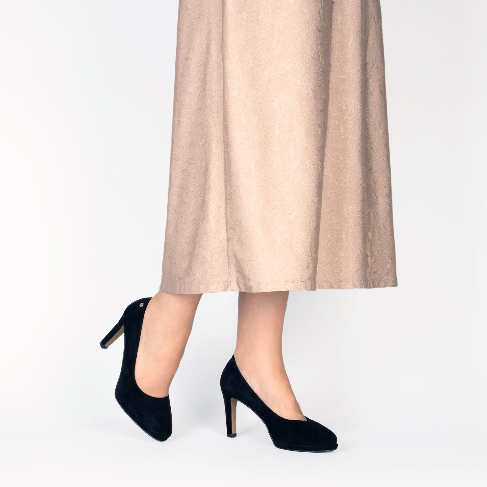 PLATAFORMA - Zapatos de tacón alto y plataforma en NEGRO