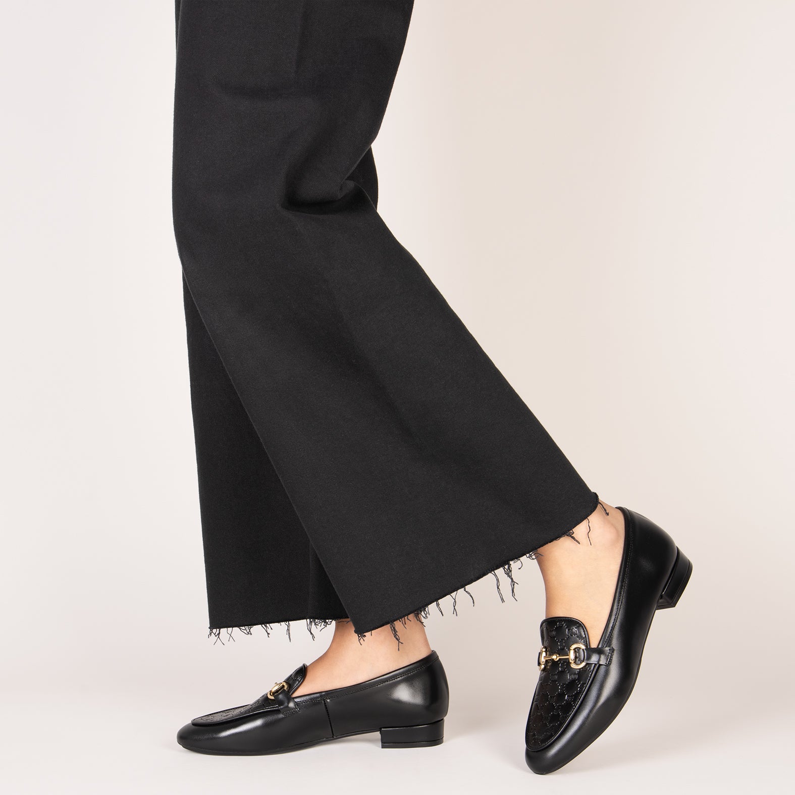 ELOISE – BLACK Flat Moccasins