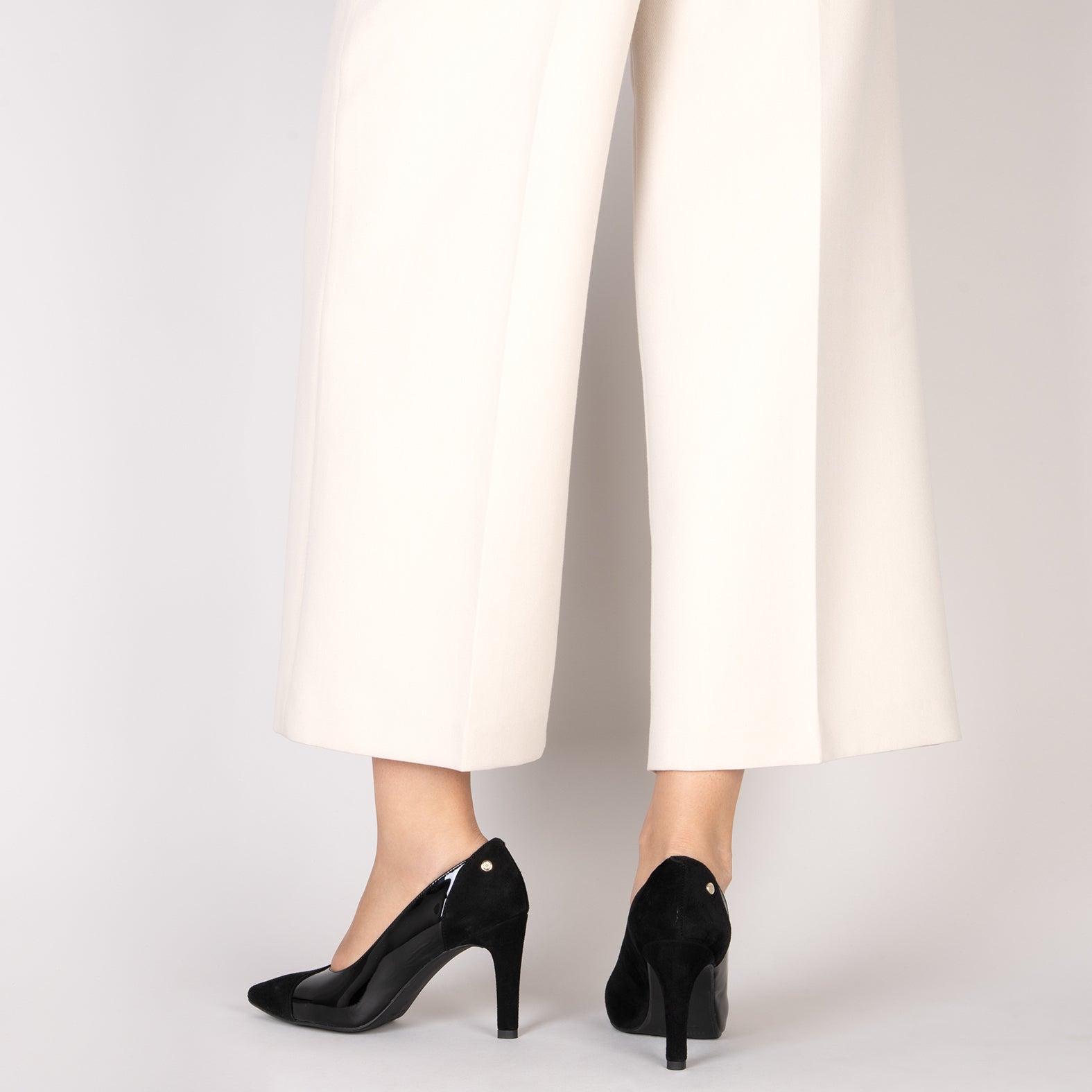 GLAM - Zapatos elegantes de tacón alto NEGRO CHAROL