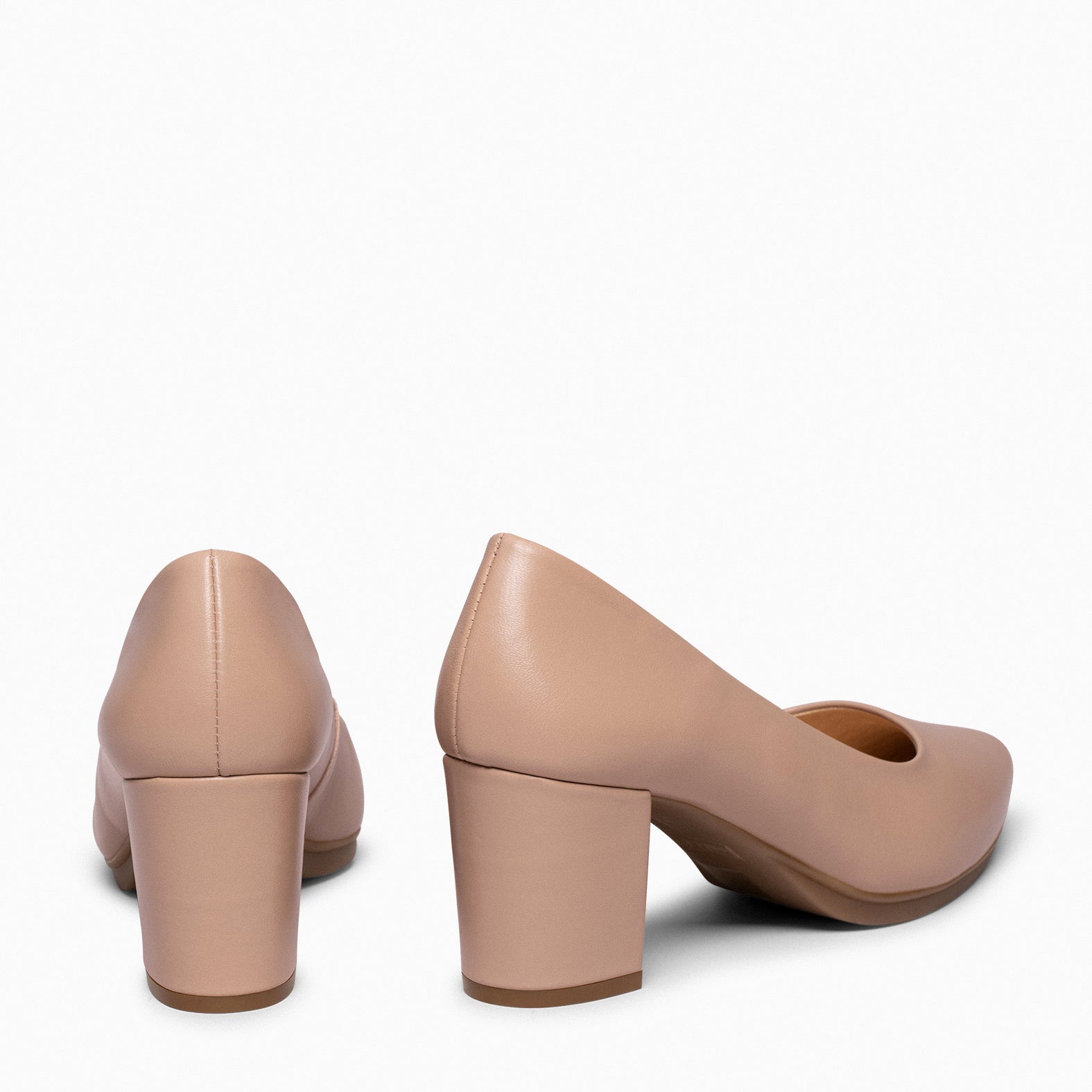 URBAN S SALON – MAKE UP nappa leather mid heel