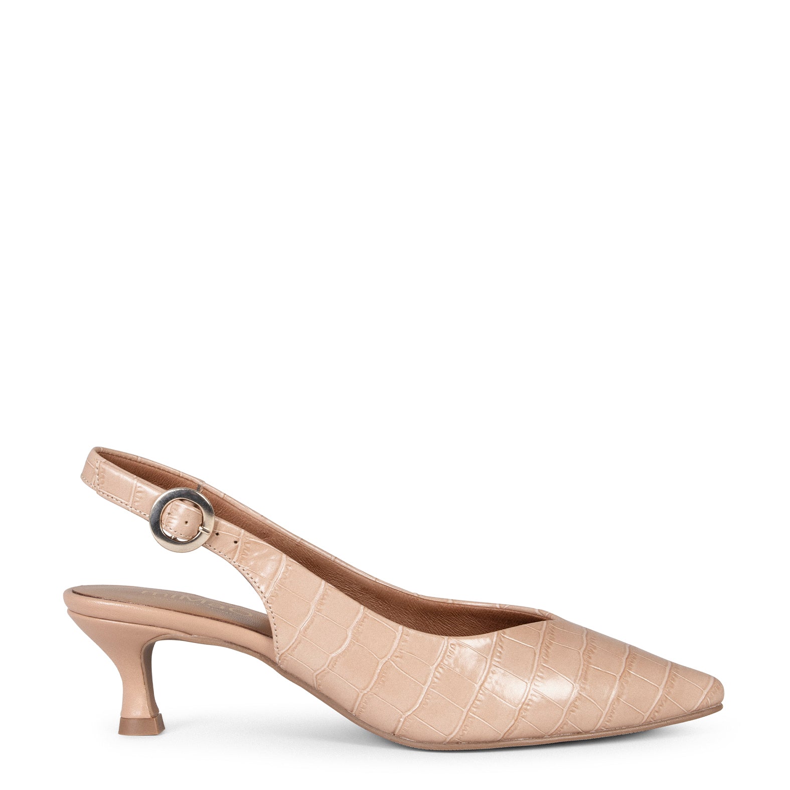 GRETA – NUDE Slingback high heel