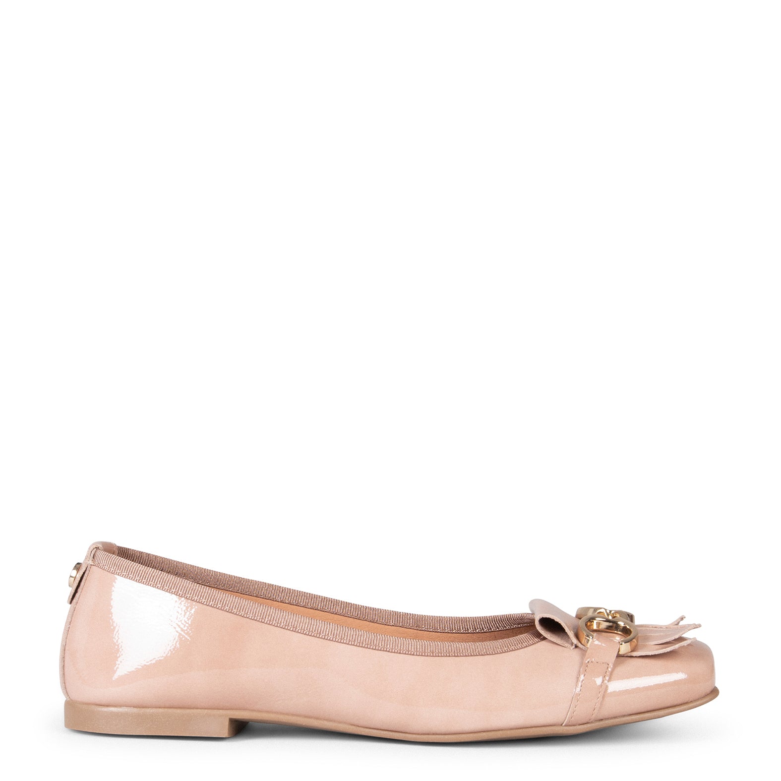 ZOY – NUDE SQUARE TOE BALLERINA