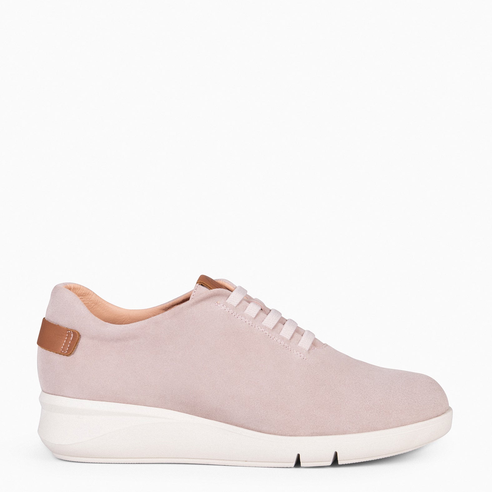 FLY – NUDE casual sneaker with elastic laces