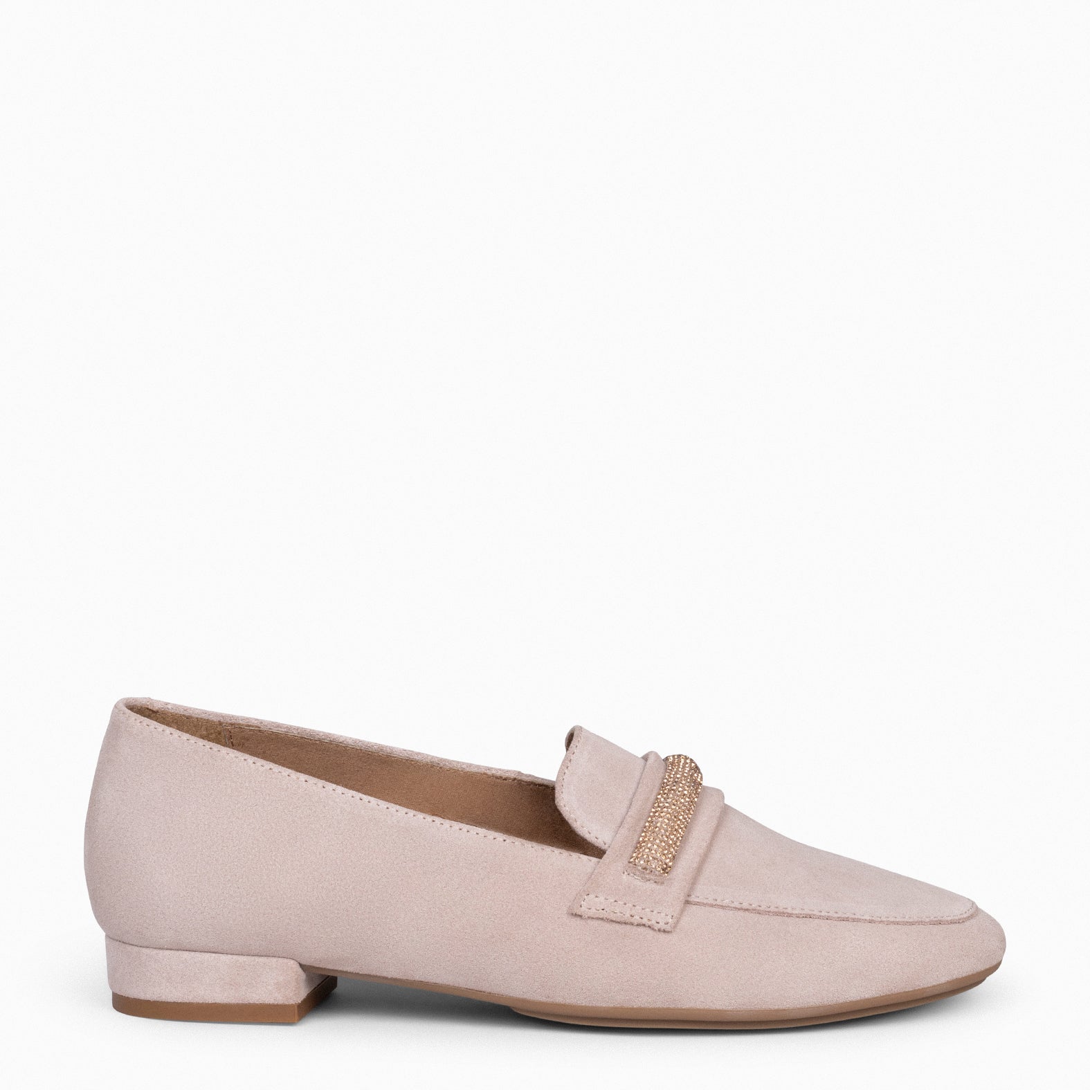SLIPPERS BRIGHT -  NUDE moccasins