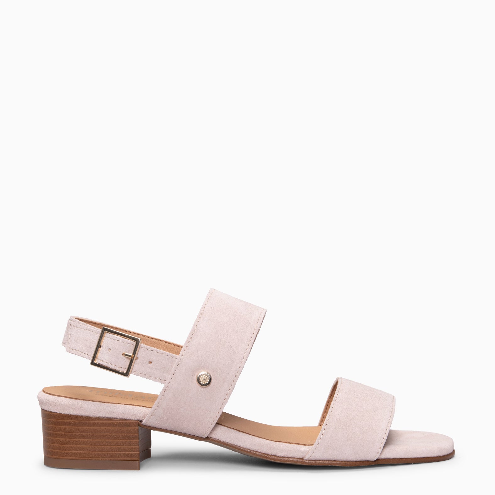 SIA - Sandalias de tacón ancho NUDE