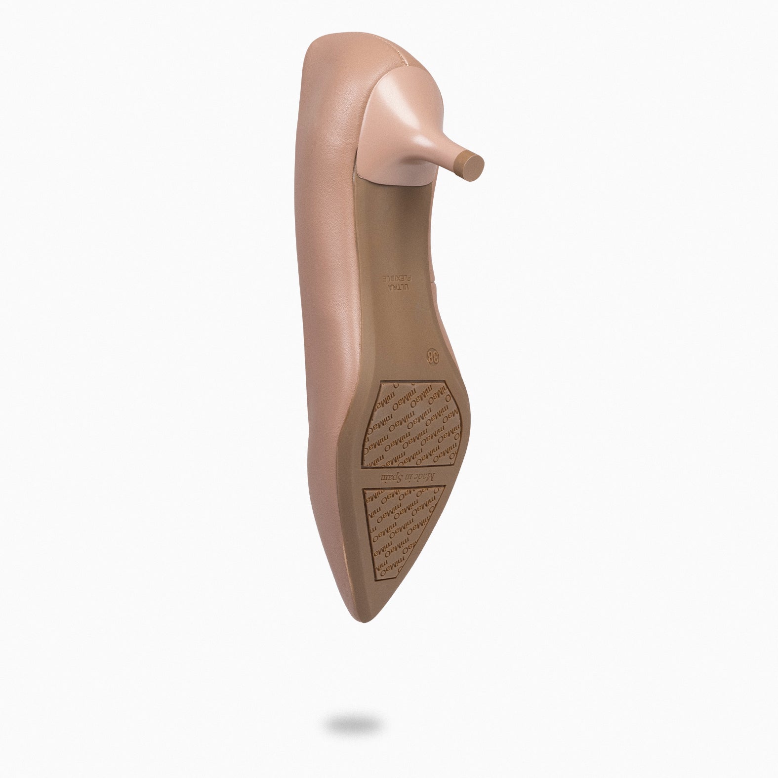 URBAN KITTEN - LIGHT PINK nappa leather kitten heels 