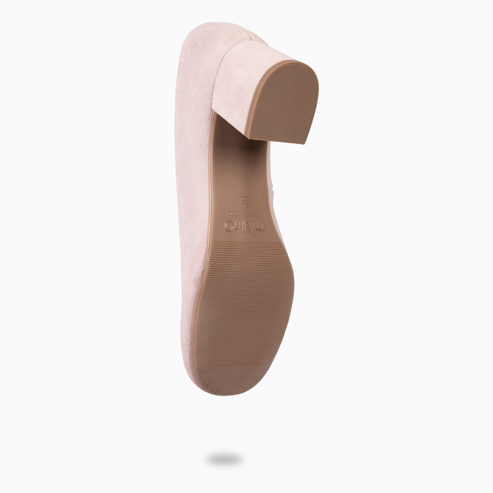 URBAN BARESOFT - NUDE WIDE HEEL SHOES 