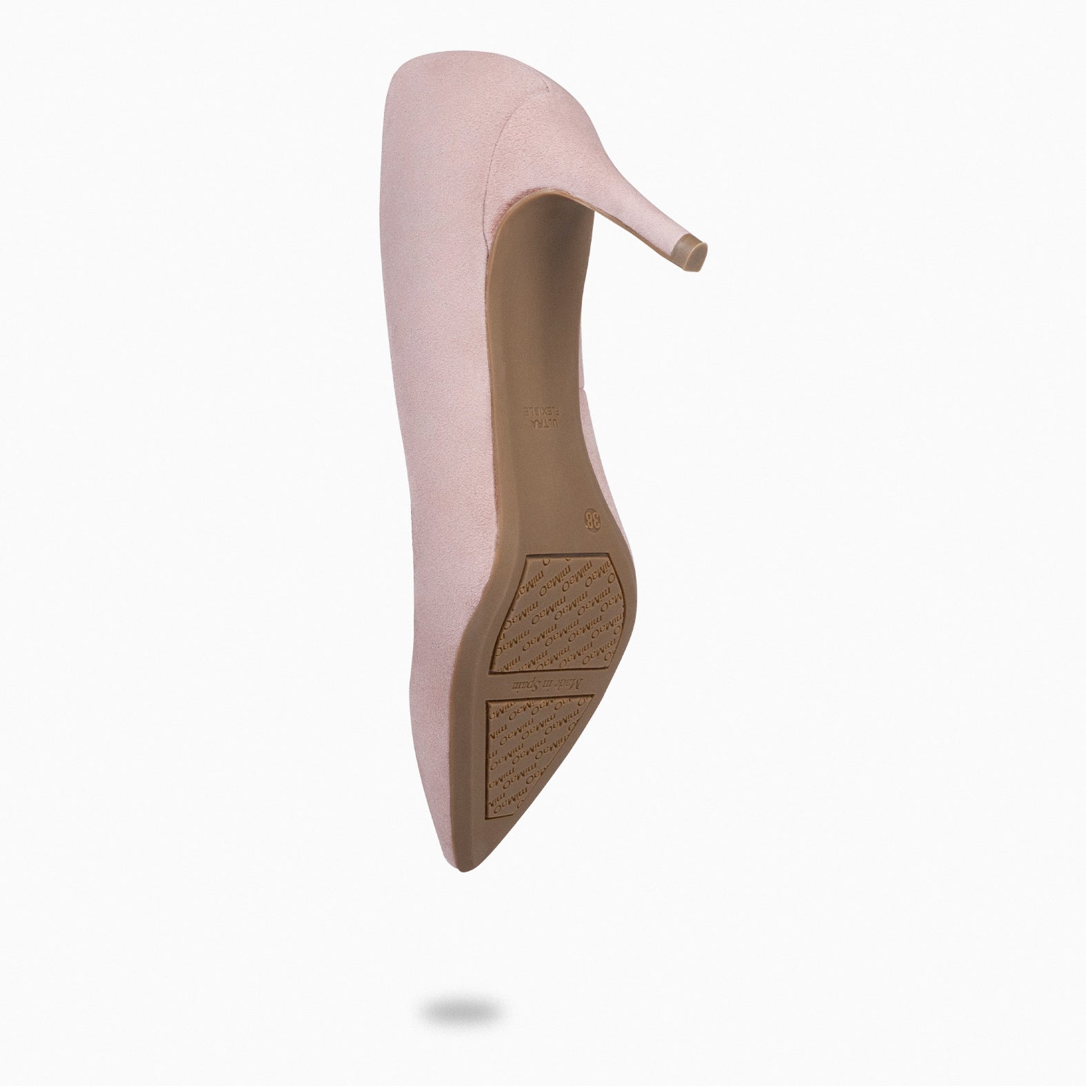 STILETTO - Zapatos de tacón fino en ante NUDE