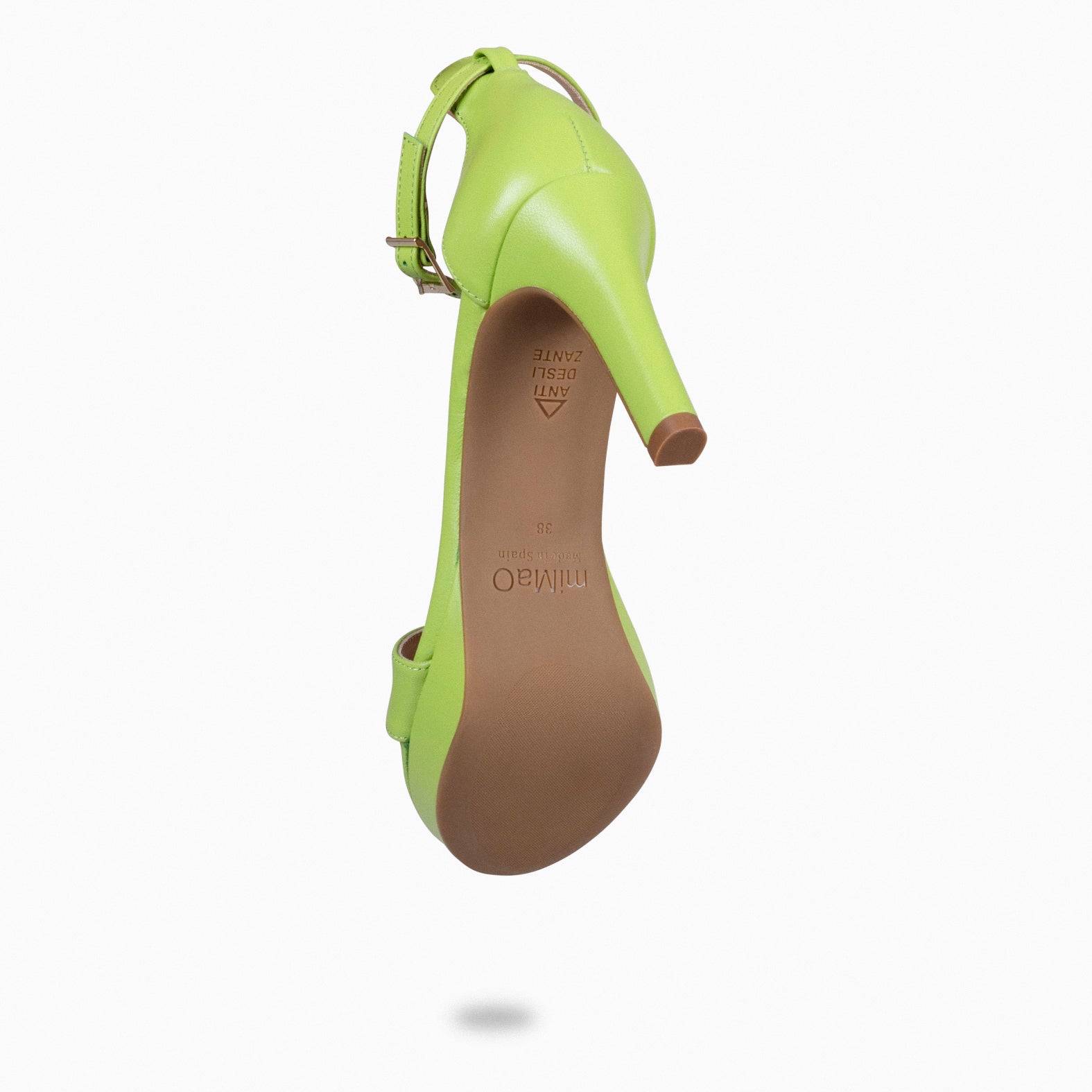 PARTY – GREEN high-heeled platform sandals