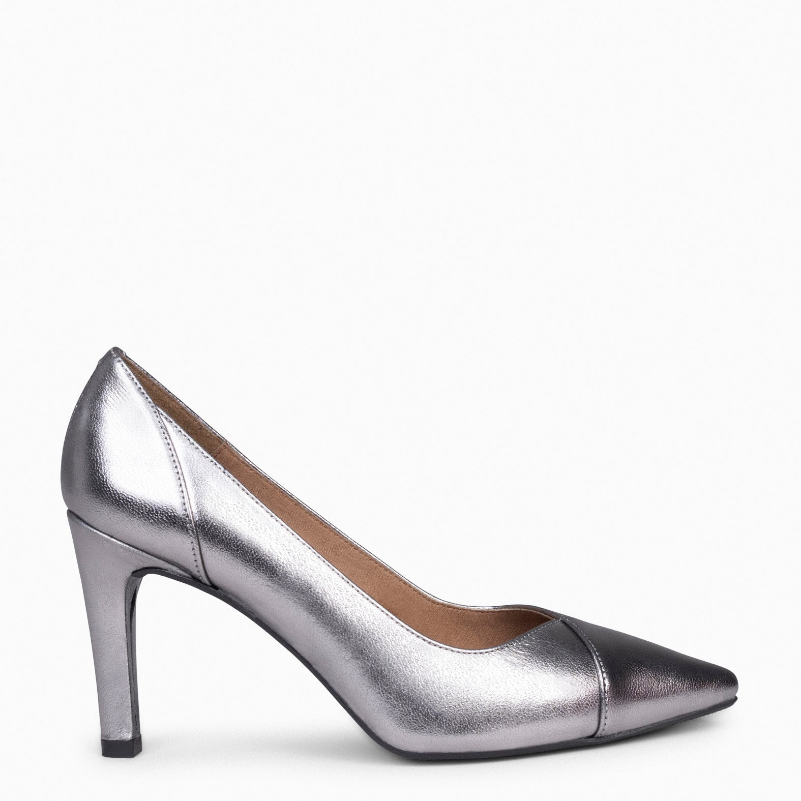 GLAM – Zapatos elegantes de tacón alto PLATA