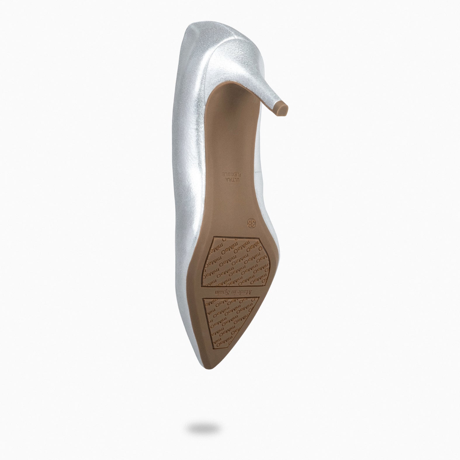 STILETTO SPLASH - Zapatos de tacón de aguja Metalizados PLATA