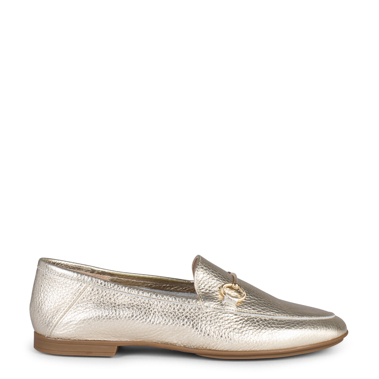 STYLE – GOLDEN moccasins with horsebit