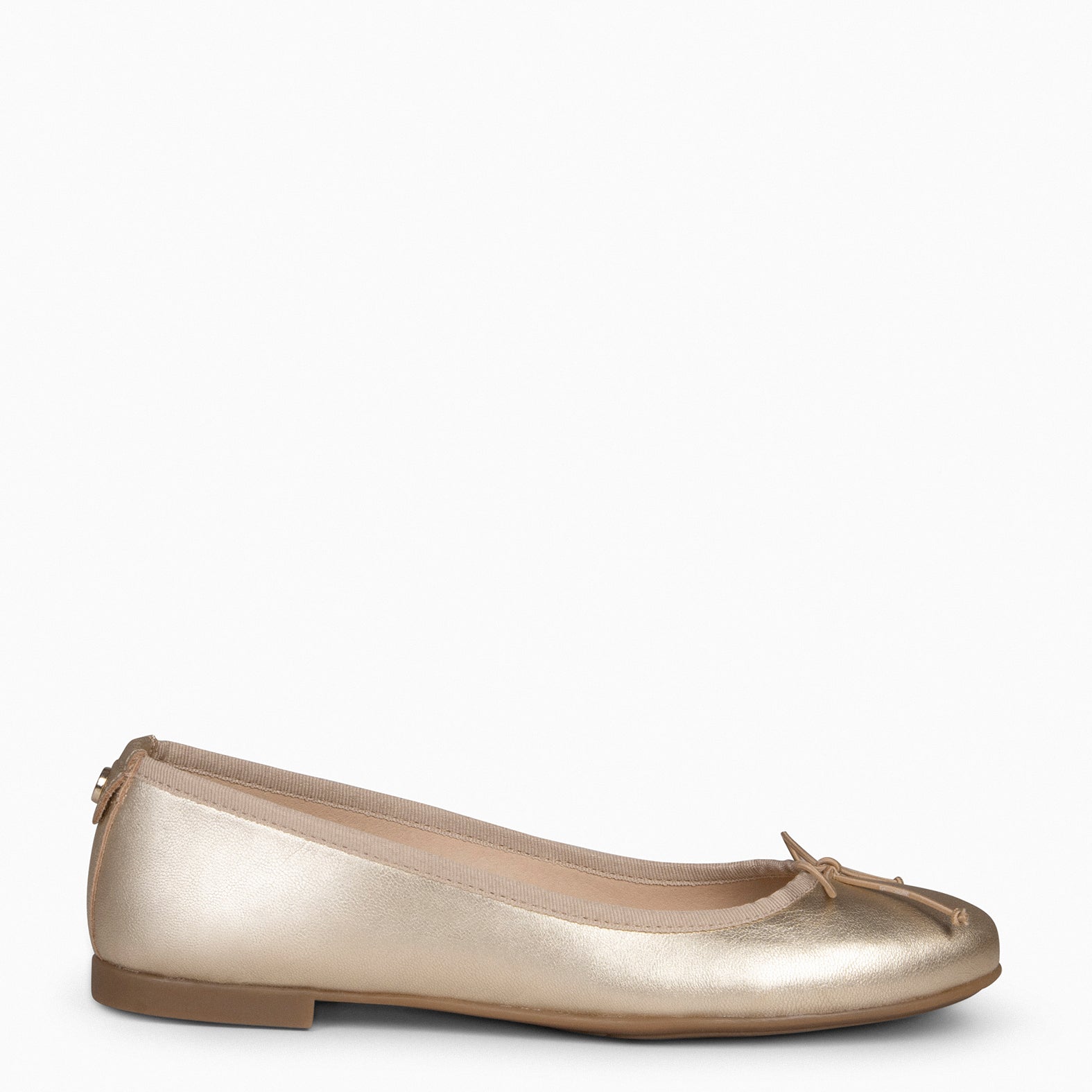 HELENE – GOLDEN Ballerinas with lace 
