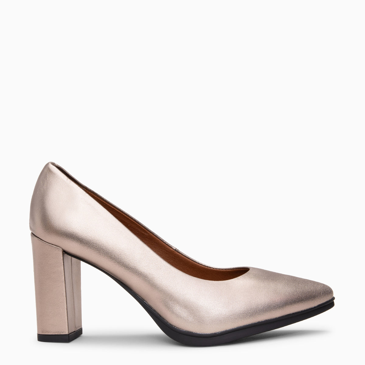 URBAN SPLASH - Sapatos de salto alto em couro metalizada OURO