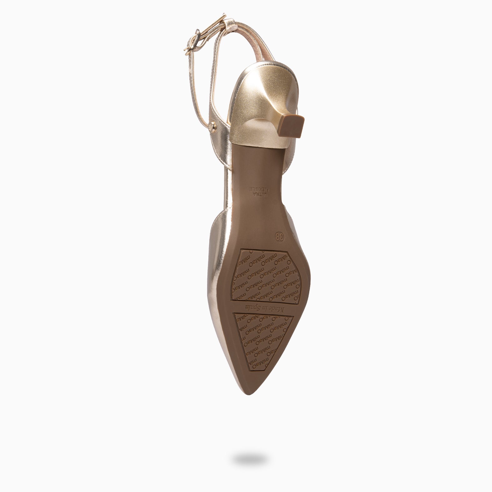 DANIELA - Sapatos slingback com tacão kitten PLATINA