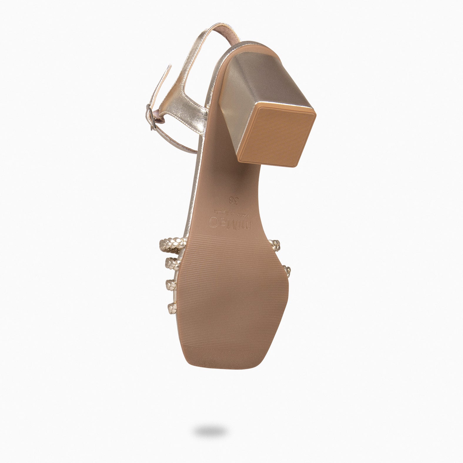 TINA – Sandales élégantes tressées OR