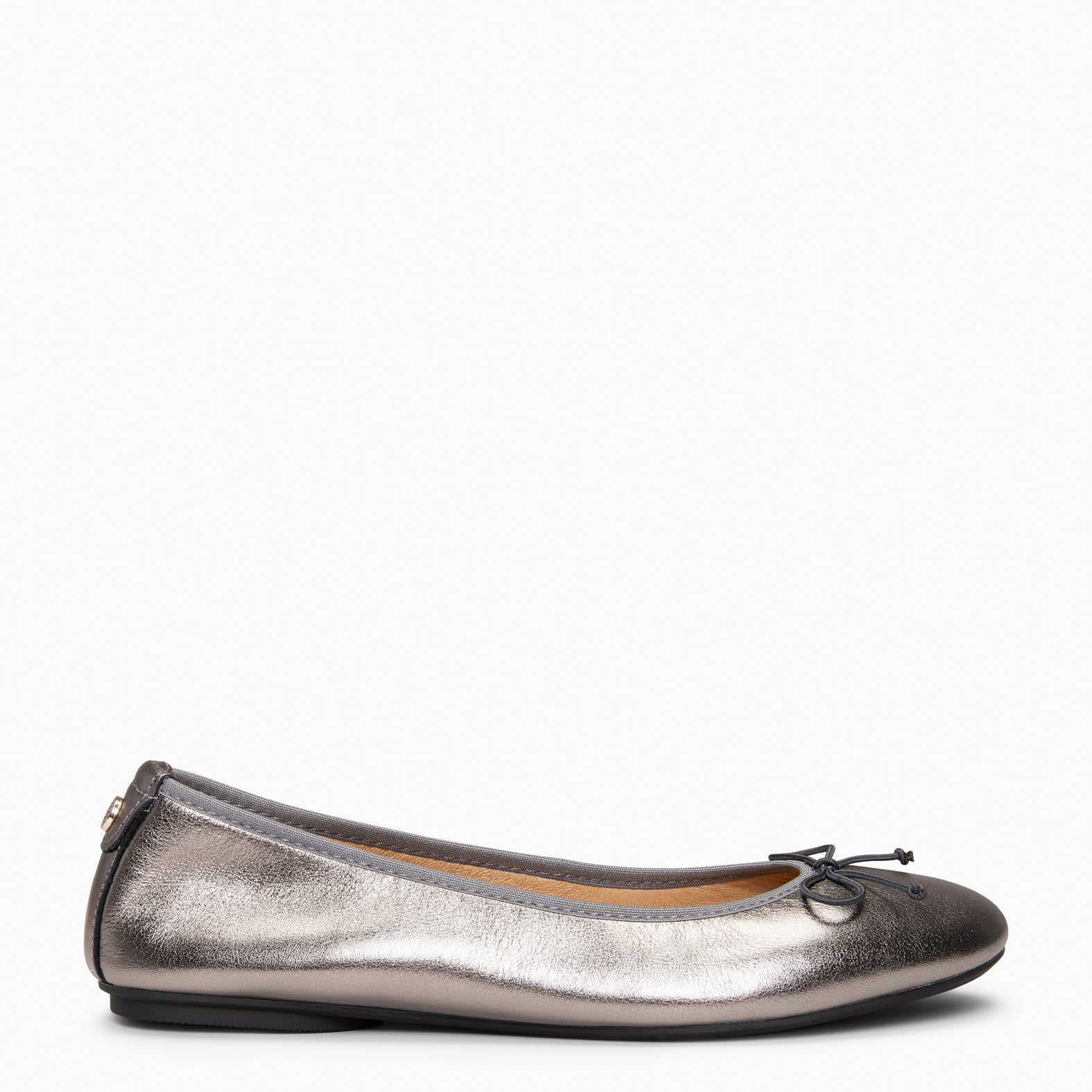 CAMPANILLA - DARK GREY Baresoft ballerinas