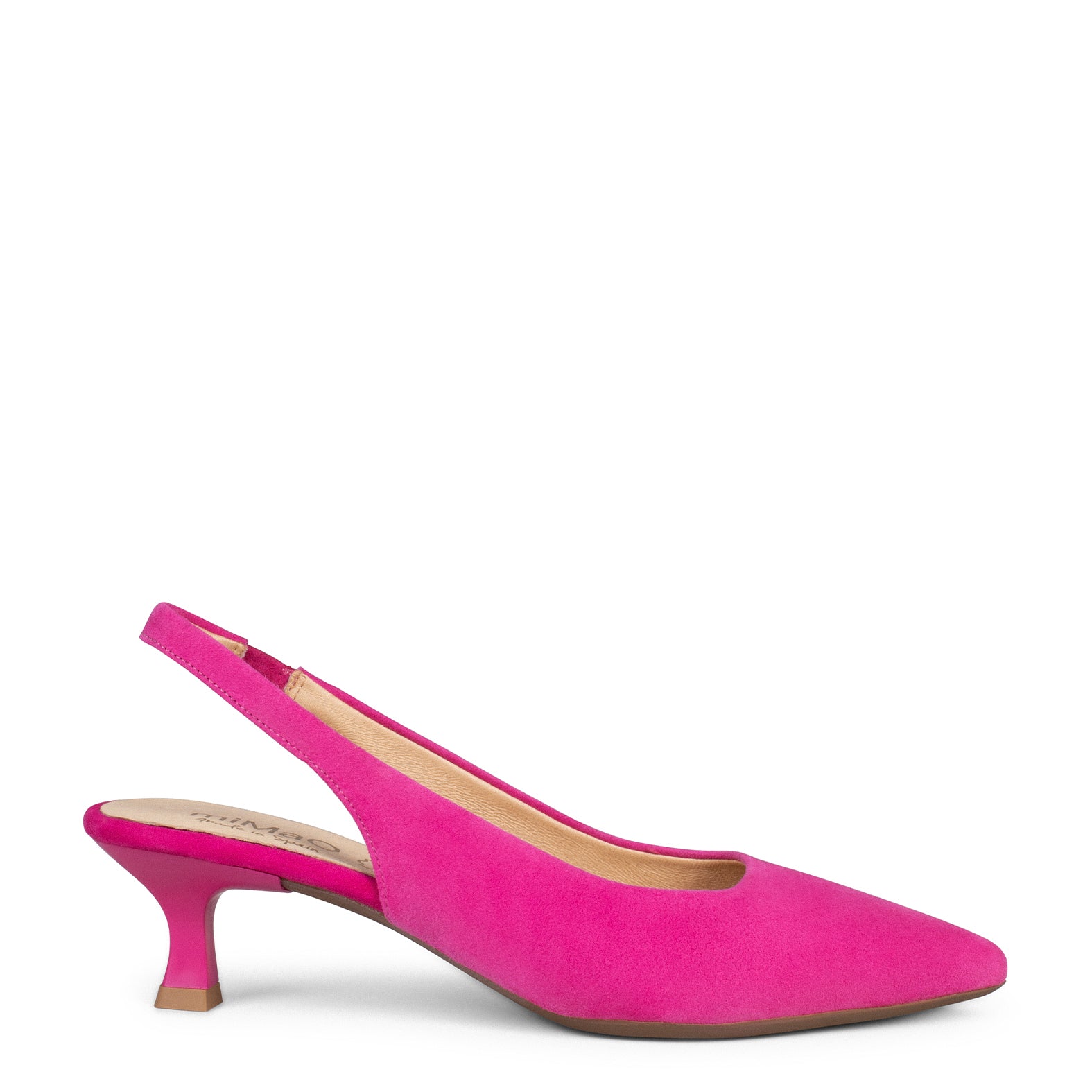 KITTEN FUCHSIA low heel slingback miMaO