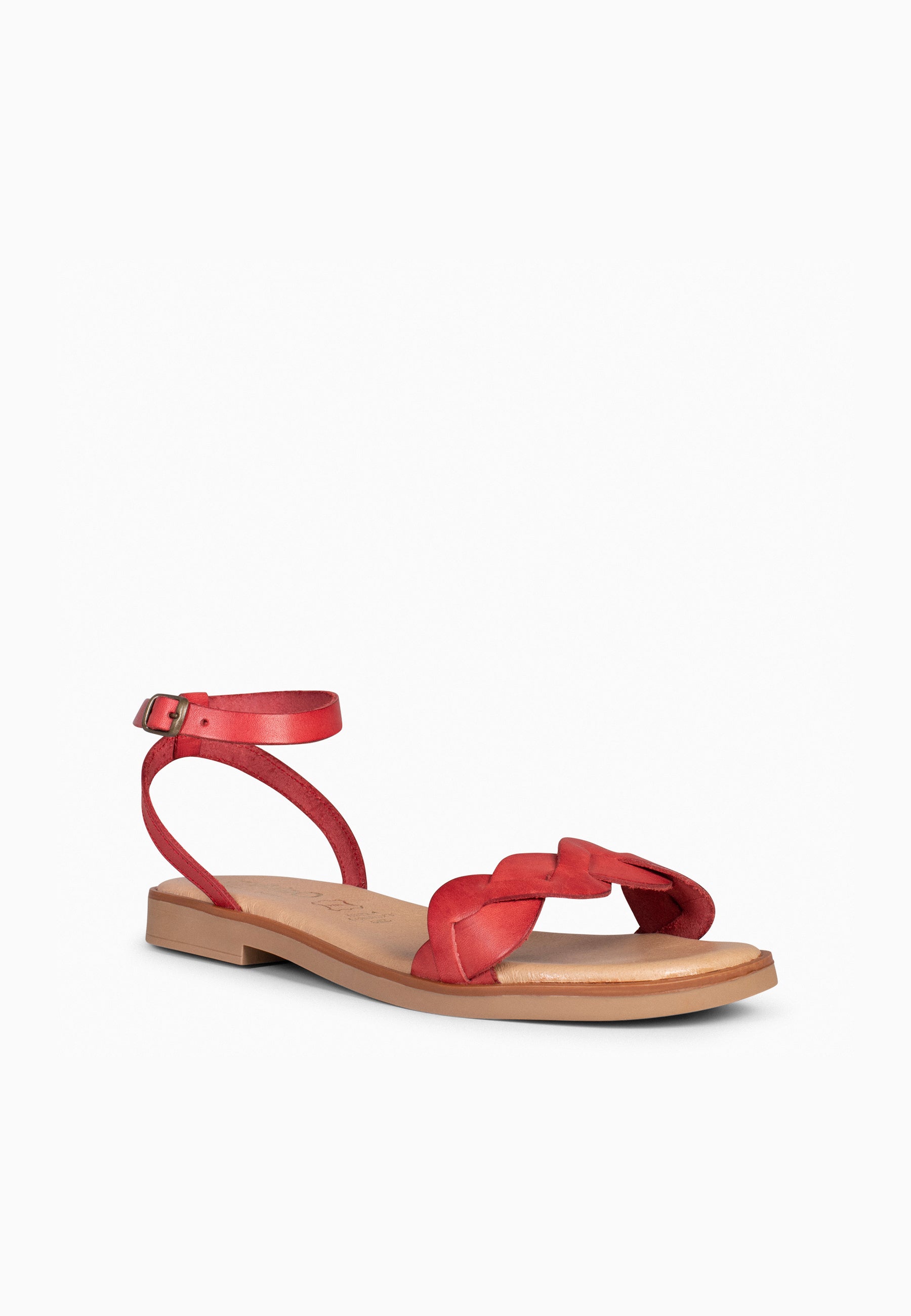 ARECA – Sandalias Planas Mujer ROJO