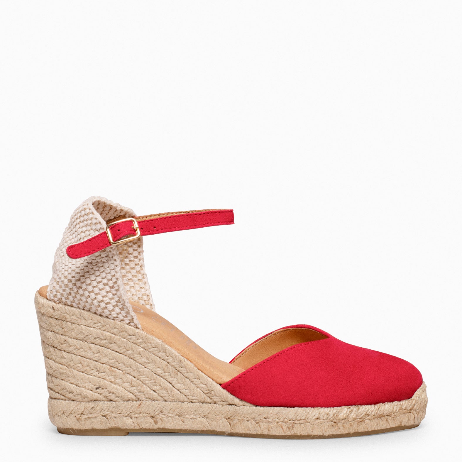 NERJA - RED WEDGE ESPADRILLE