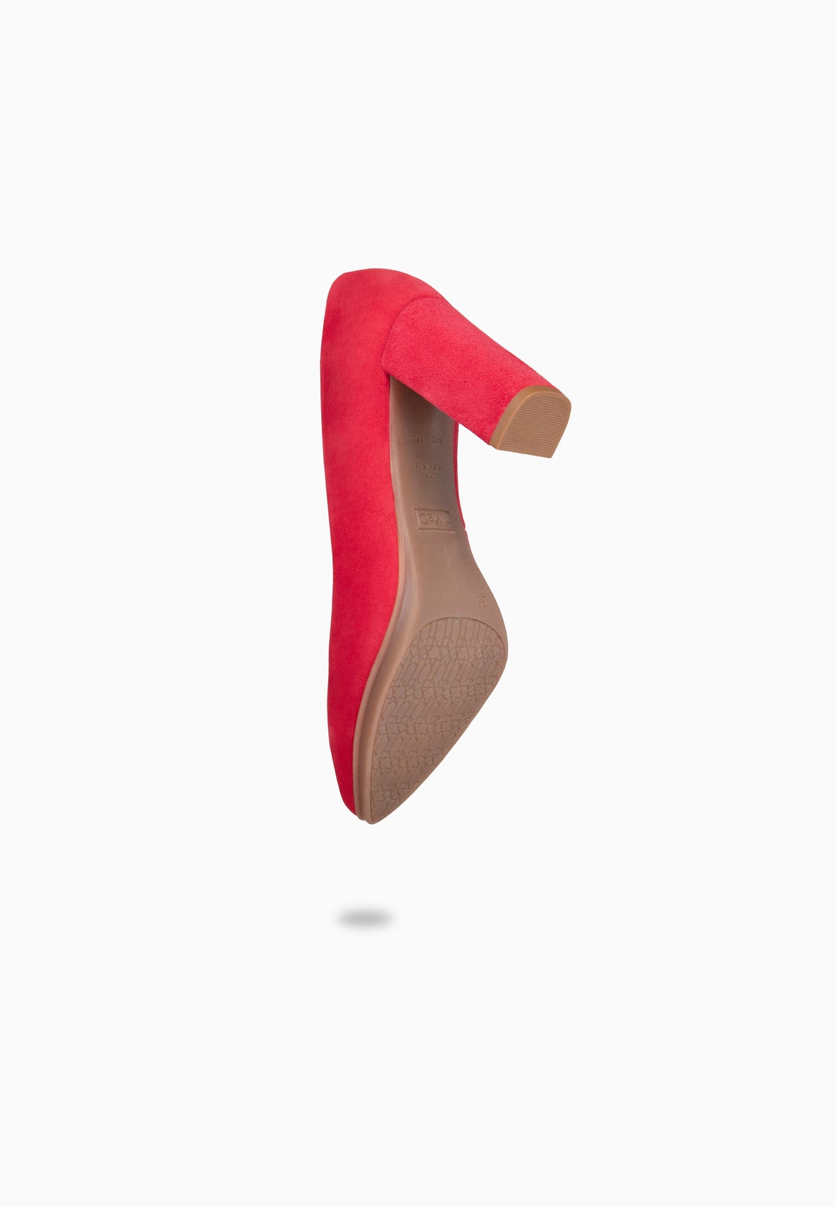 URBAN - Zapatos de tacón alto de ante ROJO