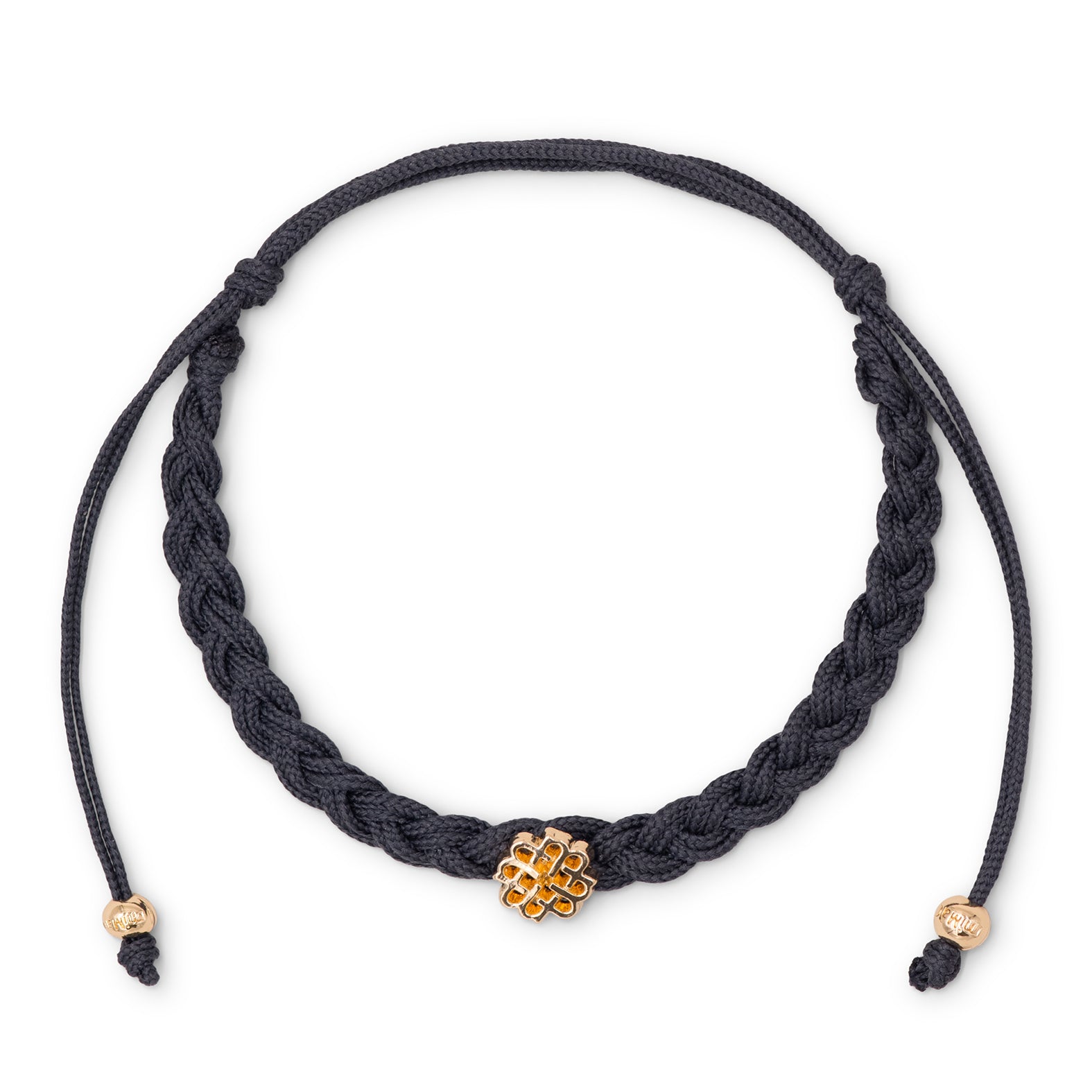 PULSERA GRIS DE LA SERENIDAD ORO