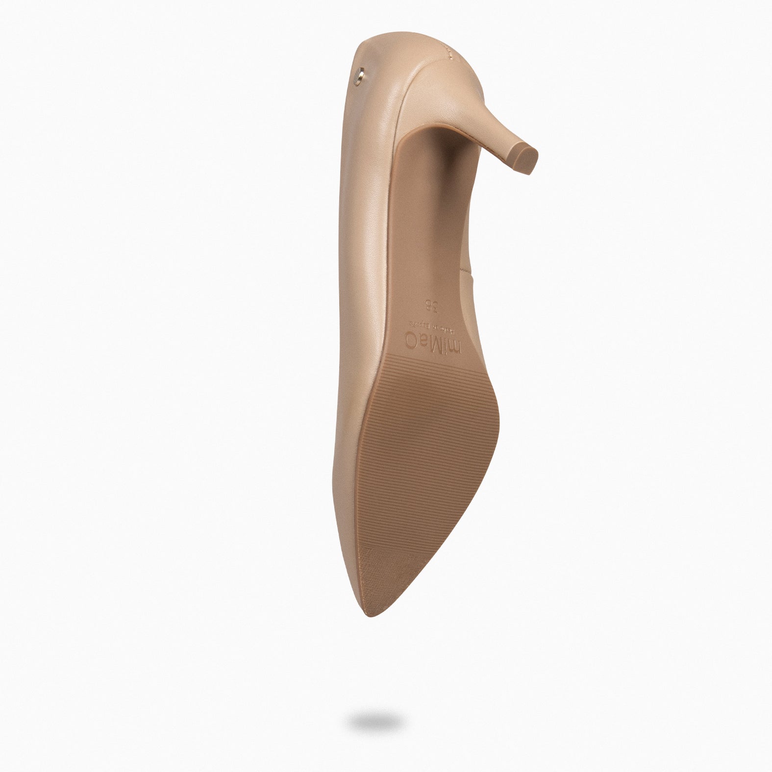 NAPPA STILETTO - TAUPE STILETTO HEELS