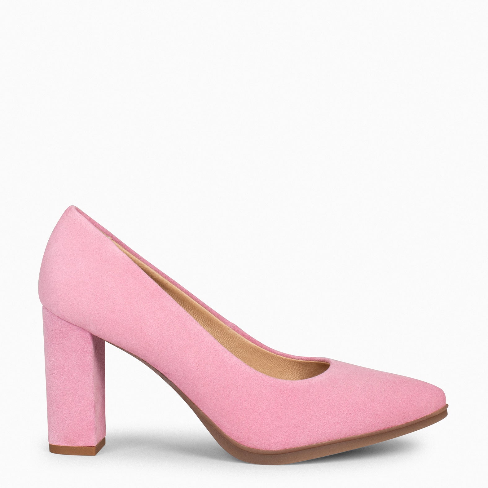 URBAN Chaussures talon haut en daim ROSE BONBON