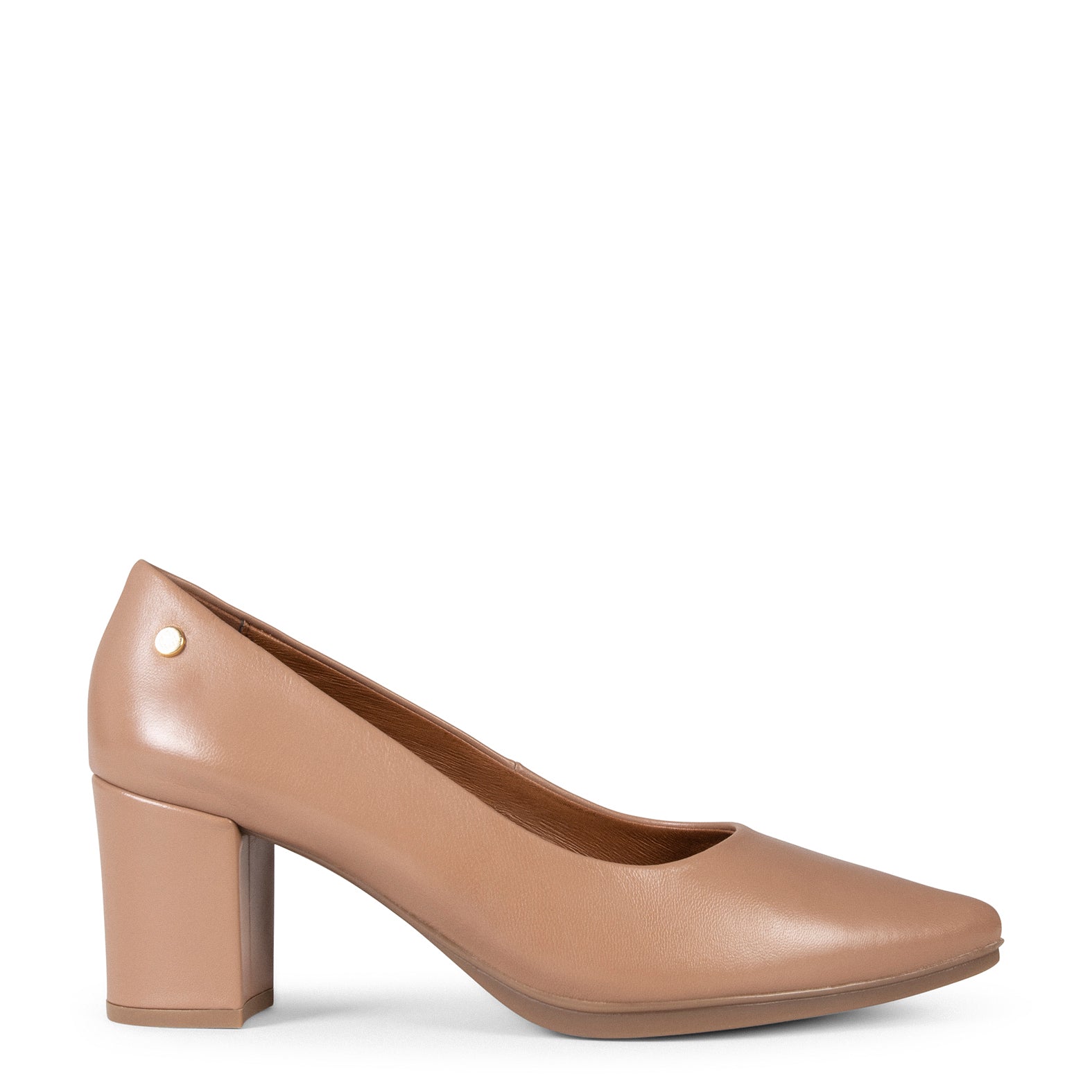 URBAN S SALON – TAUPE nappa leather mid heel