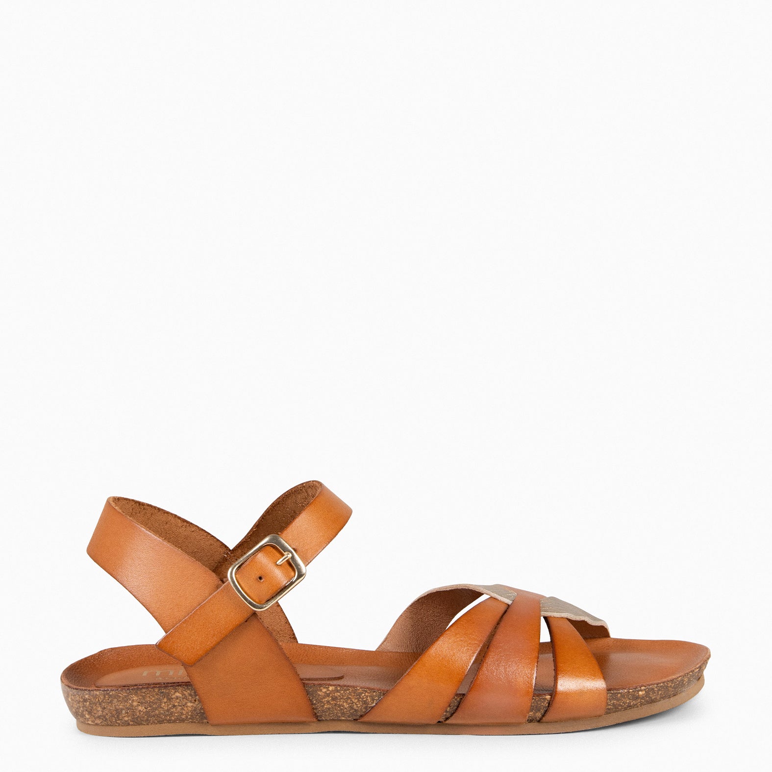 SALOMÉ - TAUPE Flat Sandals