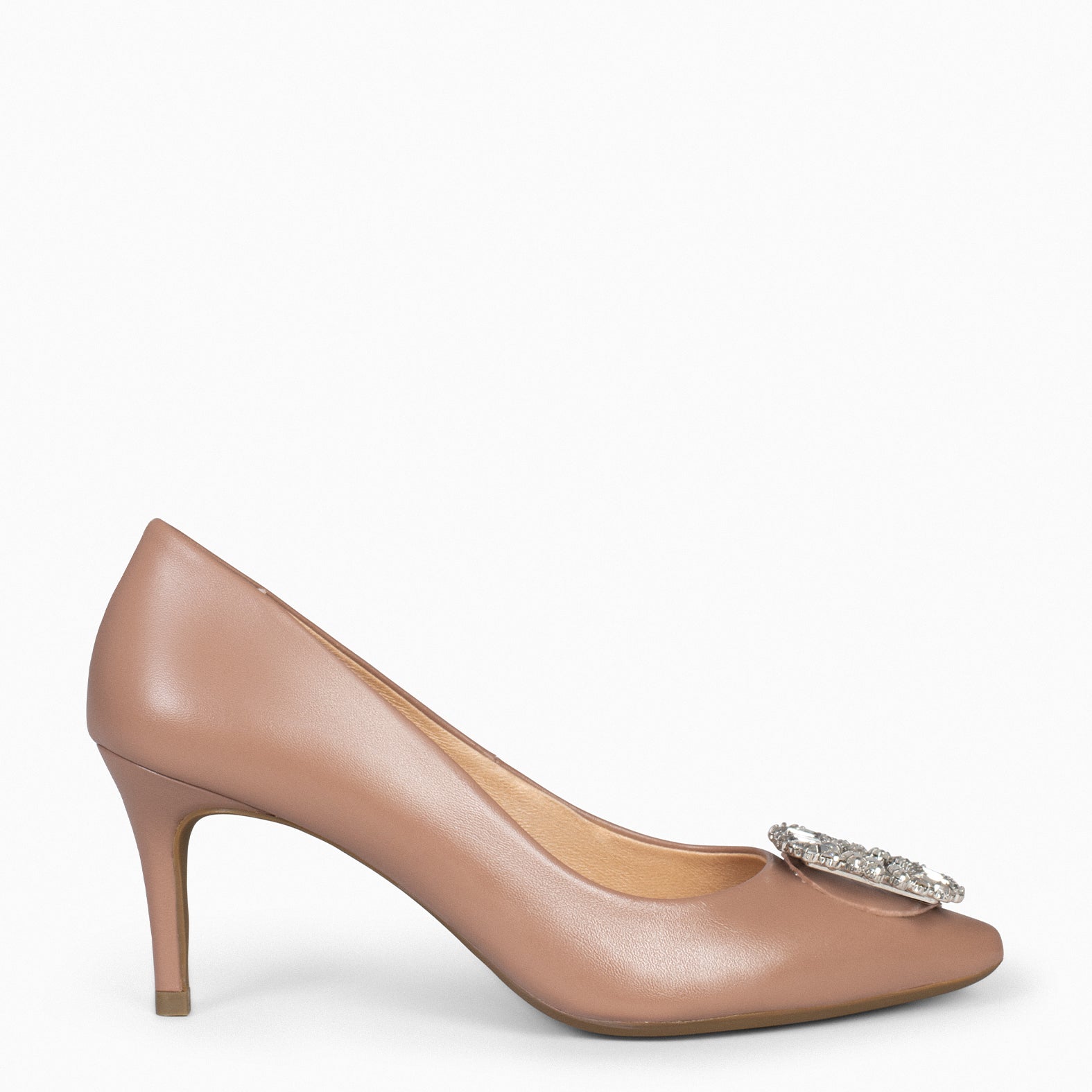 ELLA – MAKE-UP stiletto heels with brooch