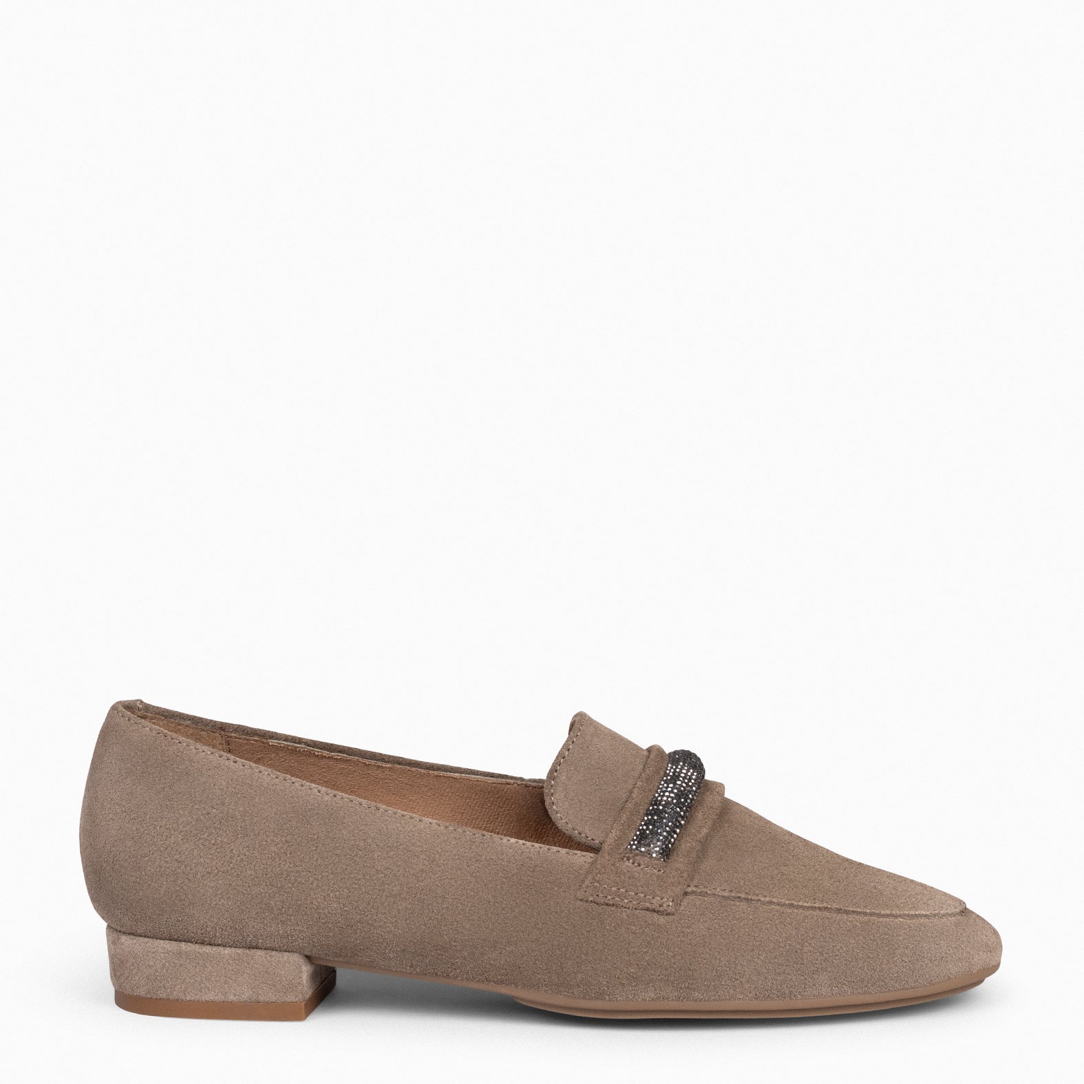SLIPPERS BRIGHT -  TAUPE moccasins